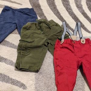 Lot of 3 Boys pants (12 month)